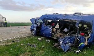 Опубликовано видео ДТП, в котором погибли пять юных баскетболисток Волгограда