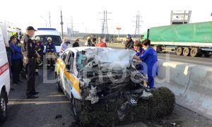 В Москве таксист-неадекват протаранил поливальную машину – погибли все пассажиры, включая ребенка