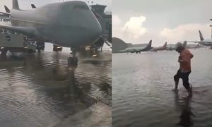 Был аэропорт - стал порт: в Москве затопило Шереметьево