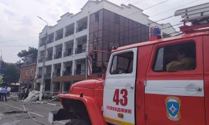 Опубликованы видео и фото с места взрыва отеля в Геленджике