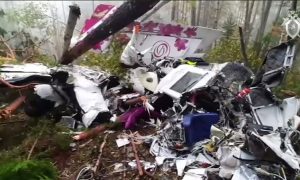 СК опубликовал видео с места крушения самолета L-410 под Иркутском