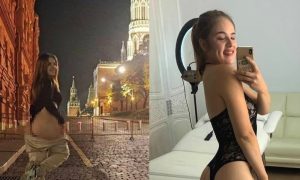 Суд арестовал порноактрису на 14 суток за откровенное фото на фоне Кремля