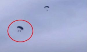Гибель российских десантников в небе Белоруссии попала на видео