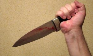 Мужчина с кухонным ножом напал на женщину и полицейского в Ростовской области