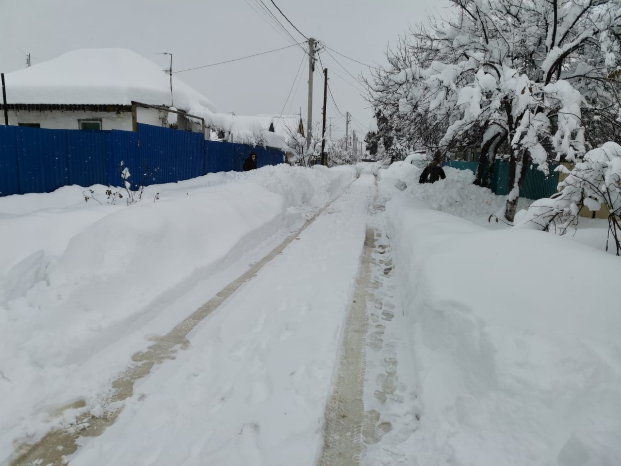 Снег в Краснодарском крае