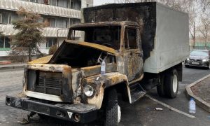 Опубликованы кадры разрушенной уличными боями Алма-Аты