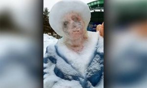Снегурочка-зомби шокировала жителей Башкирии