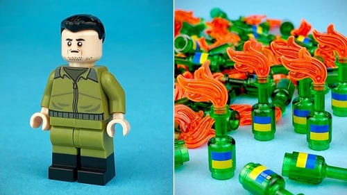 В США в продажу поступили фигурки LEGO в виде Зеленского 