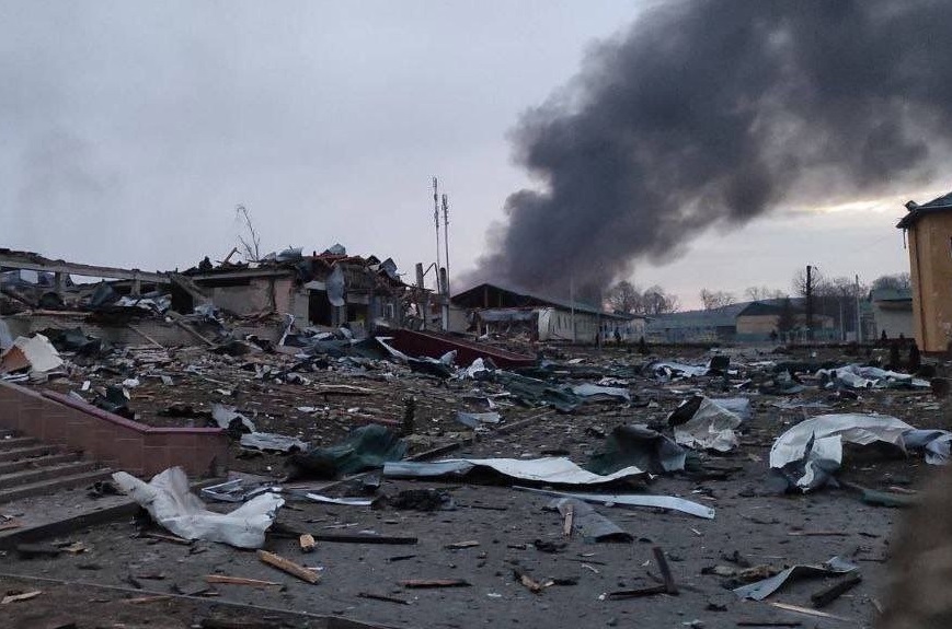 США назвали уничтоженную базу иностранных наемников на Украине «Центром по поддержанию мира и безопасности» 