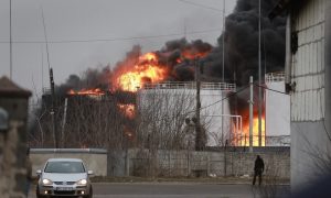 Минобороны сообщило об уничтожении топливной базы ВСУ под Львовом