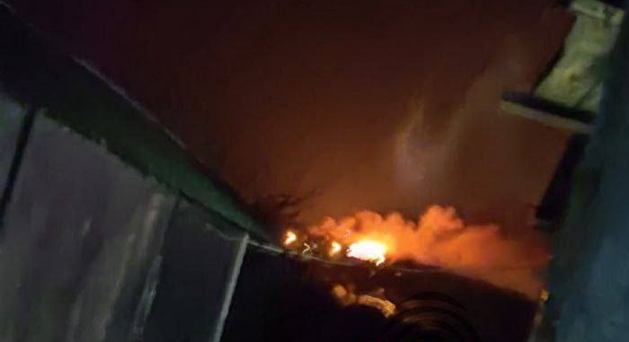 В окрестностях Белгорода на границе с Украиной взорвался военный склад