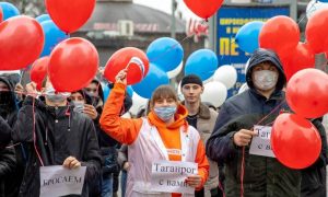 Как в российских городах проходил флешмоб Za Победу в поддержку спецоперации на Украине