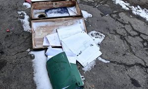 Российские военные захватили в Херсоне засекреченные документы СБУ