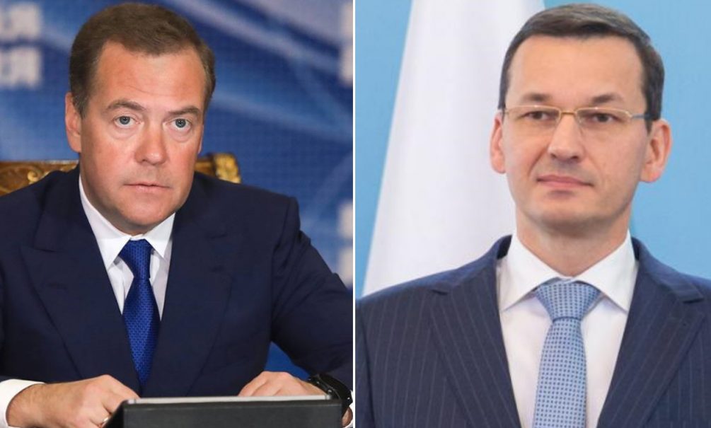 Дмитрий Медведев назвал поляка Моравецкого слетевшим с катушек псевдопремьером 