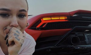 Инстасамка попала в ДТП в Дубае и разбила чужой Lamborghini