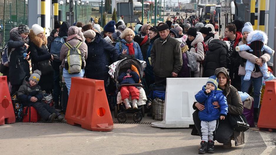 В Польше украинские беженцы 