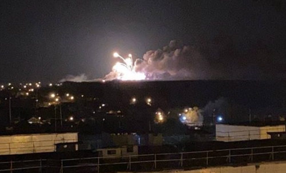 СК назвал причину взрыва на складе с боеприпасами под Белгородом