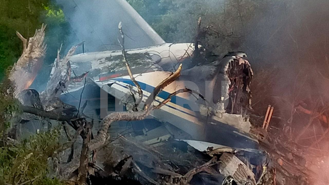 Под Рязанью разбился военный транспортный самолёт Ил-76