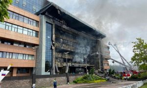 Стали известны подробности пожара в московском БЦ «Гранд Сетунь Плаза»