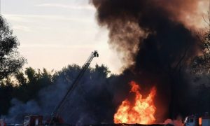Опубликованы видео с места аварии военного-транспортного самолета ВКС России
