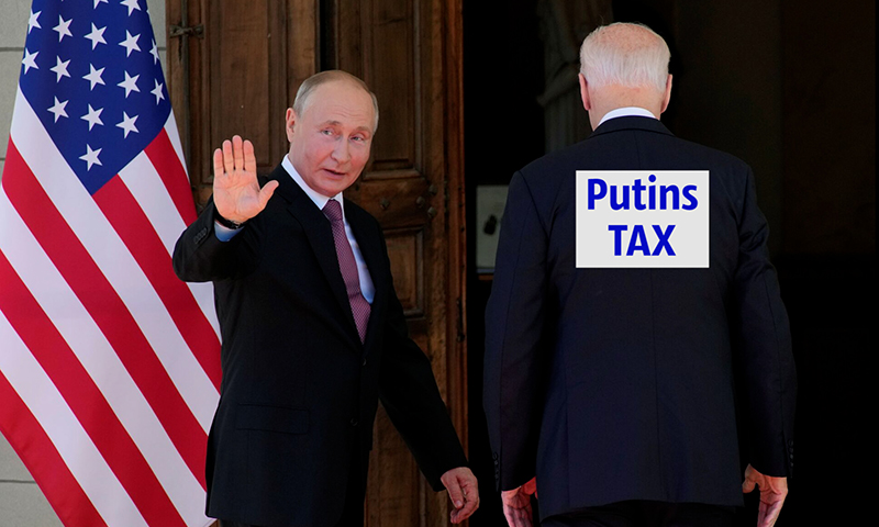 Путин «обложил» США «путинским налогом»: Байден 