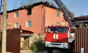 Три ребенка сгорели в нелегальной гостинице в Московской области