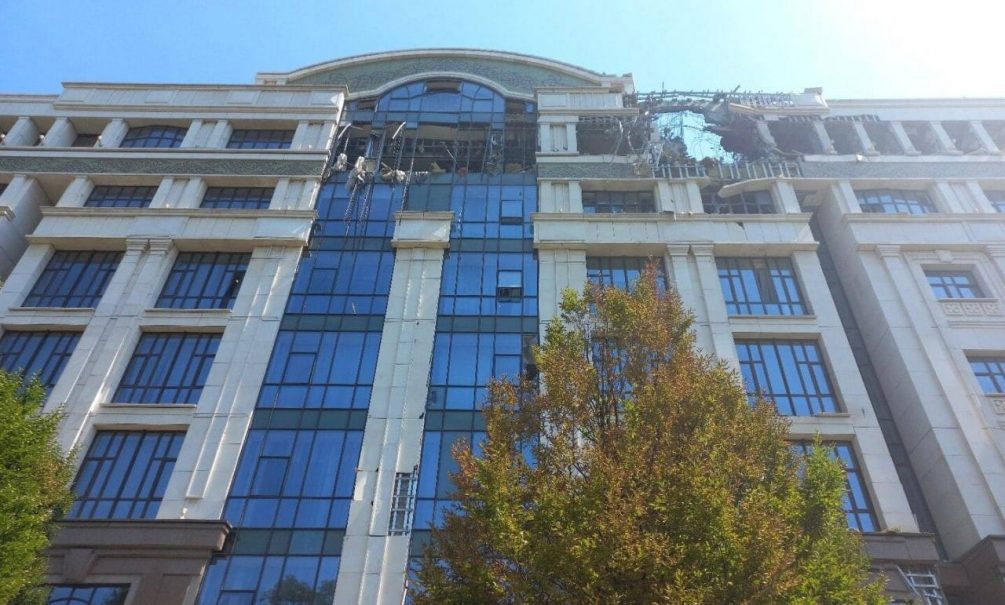 ВСУ обстреляли здание администрации главы ДНР в Донецке 