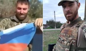 Стала известна личность американского наемника, осквернившего российский флаг в Купянске