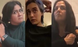 Жгут хиджабы и стригут волосы: иранские женщины устроили протесты после смерти девушки