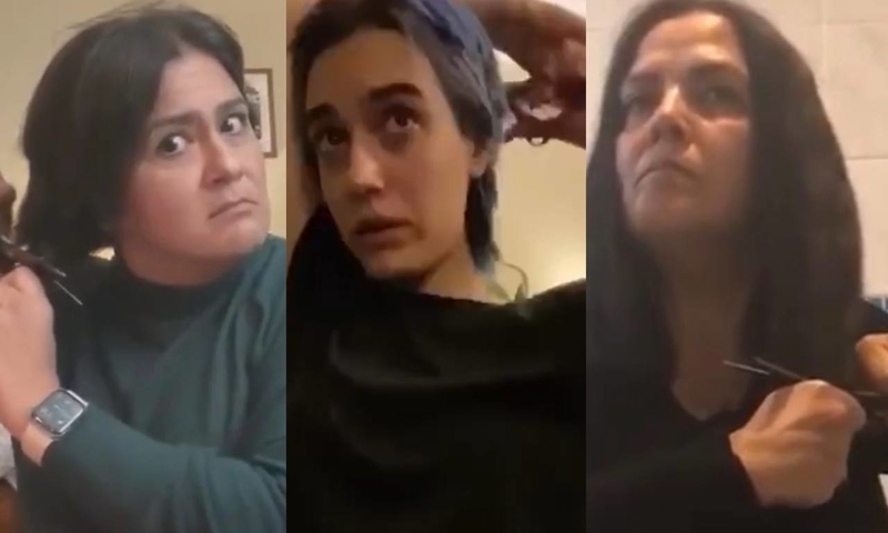Жгут хиджабы и стригут волосы: иранские женщины устроили протесты после смерти девушки 