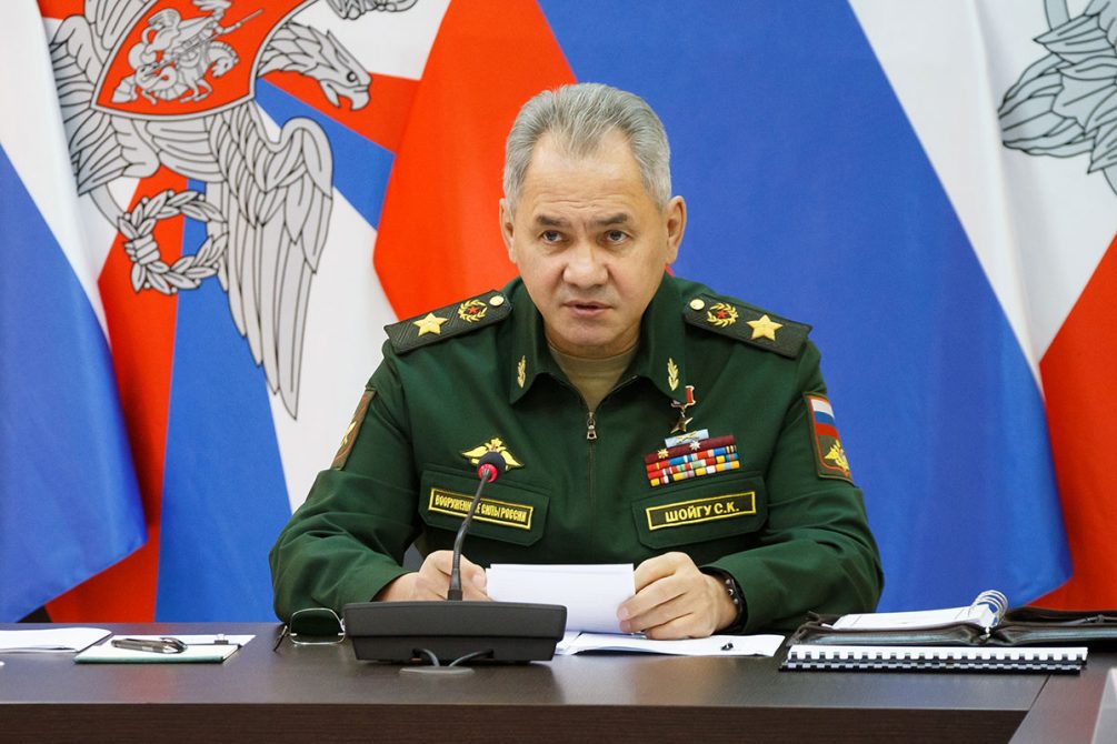 Министр обороны Сергей Шойгу