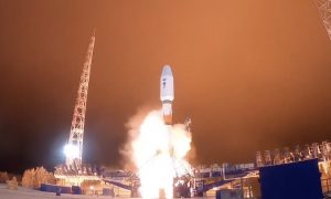 Опубликовано видео военного запуска ракеты Роскосмоса совместно с Минобороны