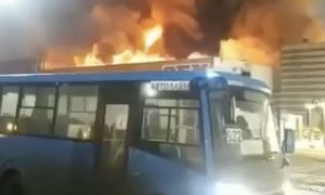 Взорвался торговый центр МЕГА Химки в Москве