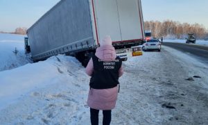 Пять человек погибли в аварии с грузовиком и легковушкой в Кемеровской области