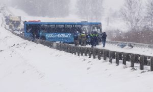 Пять человек погибли в ДТП с автобусом на трассе под Кемерово