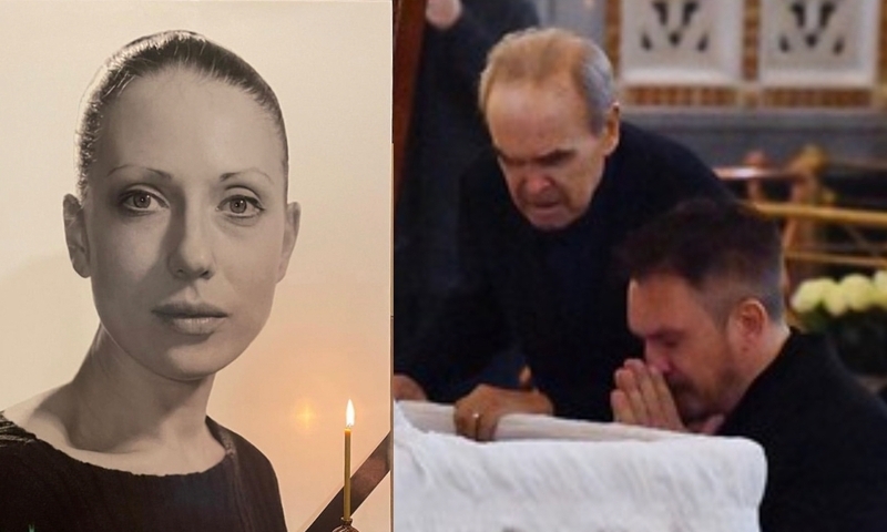 Муж и сын Чуриковой в слезах встали на колени у её гроба: как проходит церемония прощания с актрисой 
