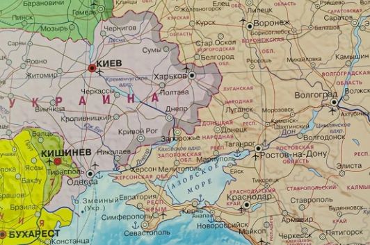 В книжных магазинах стали продаваться карты России с новыми регионами