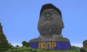 «Работа впечатляет»: в Minecraft создали 200-метровый памятник Жириновскому