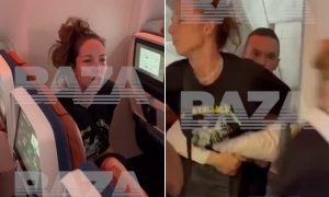 Пьяная россиянка устроила «заукраинский» дебош на борту самолёта