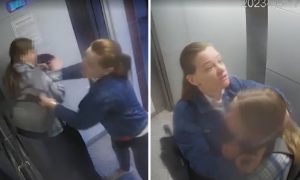 “Посмотри на себя в зеркало, тварь!”: неадекватная мать избила дочь в лифте из-за внешнего вида