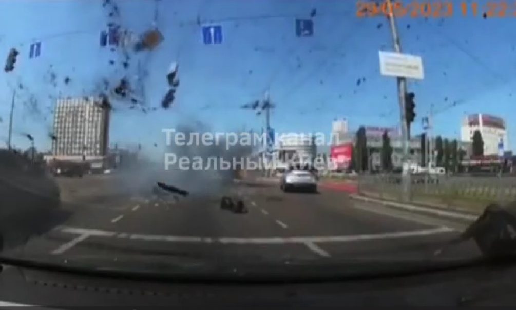ВСУ ударили ракетой ЗРК Patriot по Киеву 
