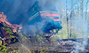 Стали известны приметы подозреваемого, который мог пустить под откос грузовой поезд в Брянской области