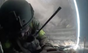 Украинский солдат снял на GoPro, как его подстрелили свои же