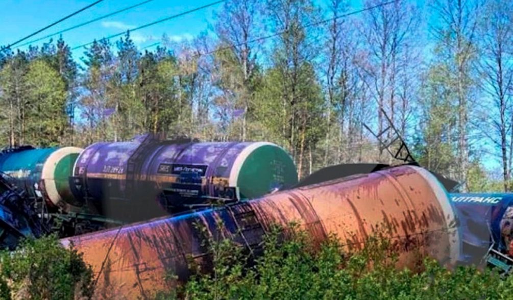 1 мая 2023 года. Подрыв железной дороги в Брянской области