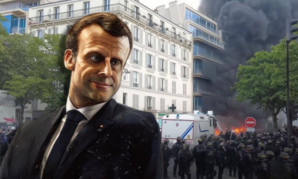 Париж в огне: более сотни полицейских ранены во время первомайских протестов во Франции 