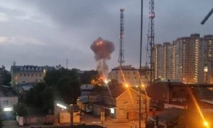 В Краснодаре после атаки беспилотника прогремел взрыв