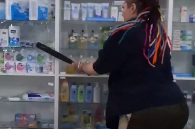 «Хватит травить наше поколение»: зоозащитница битой разгромила аптеку в Ростове-на-Дону
