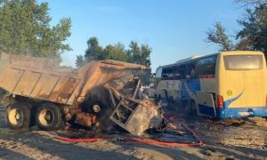 Девять человек погибли в чудовищном ДТП с автобусом в Дагестане