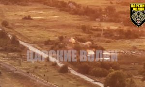 Видео: БАРС уничтожает технику и боевиков ВСУ по координатам с дрона