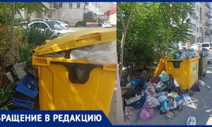 В Новороссийске на отсутствующей в реестре контейнерной площадке образовался филиал городской свалки